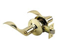 Richelieu 1142BBBKLBC Wave Lever with 4-Way Latch - Privacy Left (C3)