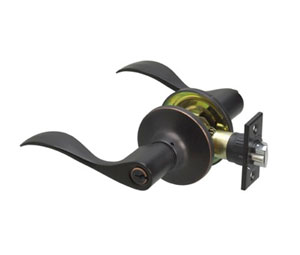 Richelieu 1142ORBETL0BC Wave Lever with 4-Way Latch - Entrance Left (C10B) Assorted Key