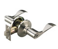 Richelieu 1142SNBKBC Wave Lever with 4-Way Latch - Privacy Right (C15)