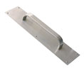 Richelieu 1410010 Door Pull and Plate - 9" Center to Center - Aluminum Finish
