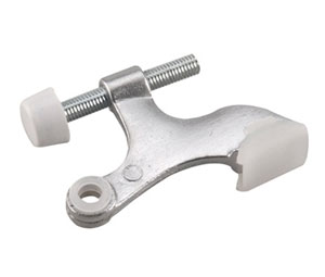 Richelieu 2215BCV Heavy-Duty Hinge Pin Door Stop - Brushed Chrome