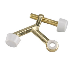 Richelieu 221BV Adjustable Hinge Pin Door Stop - Brass