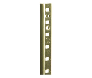 Richelieu 25513024 5/8" U-Shaped Metal Pilaster - 24" Length, Brass