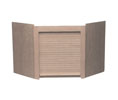 Richelieu 274660 Wood Corner Garage - Alder