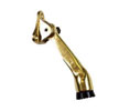 Richelieu 455A3 Door Holder - 4 in Length, Satin Brass