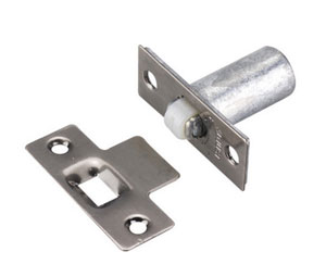 Richelieu 503ANV Adjustable Ball Catch with T-shaped plate - Antique Nickel