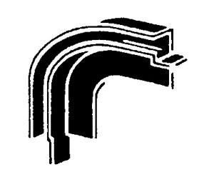 Richelieu 5130 Plastic corner - White