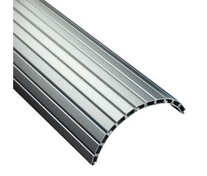 Richelieu 560510 PVC Tambour Slats - Aluminum Finish