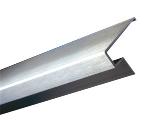 Richelieu 78067170 Metallic Cover Profile - Stainless Steel Finish