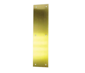 Richelieu 8200351532D Push Plate - 15" x 3-1/2" - 20 Gauge - Stainless Steel