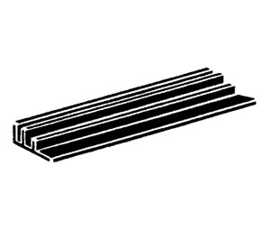 Richelieu 9630 Wood Tambour Unit - Plastic track - White