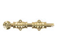 Richelieu MV2108C613 Solid Brass Colonial Style Surface Door Bolt - Oil-Rubbed Bronze