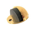 Richelieu MV2312605 Floor Mounted Dome Door Stop - Solid Brass, Polished Brass Finish