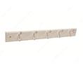 Richelieu NH02021030 Utility Hook Rack - 24" White Board, White Hooks