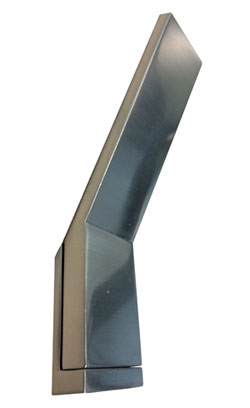 Contemporary Metal Hook - Single - Brushed Nickel