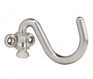 Richelieu RH1533011195 Contemporary Swivel Hook - Single, Brushed Nickel