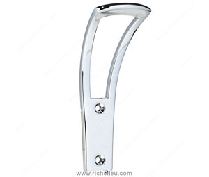Richelieu RH1833011140 Contemporary Metal Hook - Single, Chrome