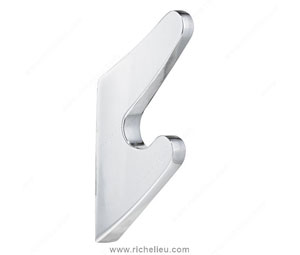 Richelieu RH2323021140 Contemporary Metal Hook - Single, Chrome