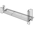 Rixson PHx3x700x24xAL Mill Finish Aluminum Type 3 Complete Threshold 1/4"H x 7"W x 24"L - Offset Hung