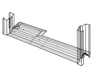 Rixson 5x500x28xal Mill Finish Aluminum Type 5 Complete