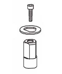 Rixson 4007-XXH 1" Extended Spindles