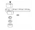 Rixson 252056L (LH) Bottom Arm Package