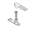 Rixson 608011 Bottom Pivot with Screws
