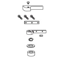 Rixson 222050R HM (RH) Bottom Arm Package