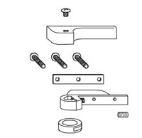 Rixson 222050R (RH) Bottom Arm Package