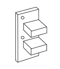 Rixson 3549000 Bracket