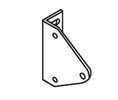 Rixson 972044 Flat Latch Bracket
