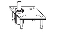 Rixson  X01176351 Floor Portion Assembly