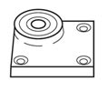 Rixson 14721 AS 147 Floor Portion x Bearing