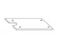 Rixson 274056 Floor Plate with Screws