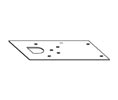 Rixson 284720R (RH) SHO Floor Plate with Screws