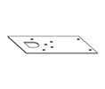 Rixson 284020L (LH) NHO/AHO Floor Plate with Screws