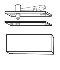Rixson 7494 - PK Top Patch