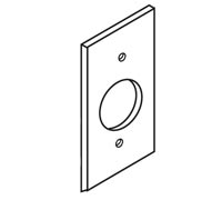 Rixson 990001 Wall Cover Plate