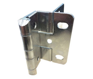 Rockford IHP454-26D Dull Chrome 454 Series for 3/4" Thick Doors 5 Knuckle Institutional Overlay Hinge - 1 Pr.