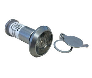 Rockwood 626-DCRM 190° Door Viewer with Cover - Dull Chrome