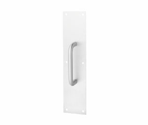 Rockwood 102 x 70C-613 Satin Oxidized Oil Rubbed Bronze 5-1/2" CTC Pull Handle with Plate