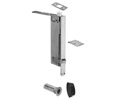 Rockwood 2948-630 Automatic Flush Bolt With Bottom Fire Bolt - Satin Stainless Steel