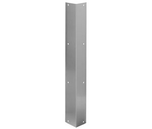 Rockwood 295-3-3-90-US32DMS 90" Square Corner Guard with 3" leg - Satin MicroShield Coated Stainless Steel