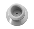 Rockwood 426-605 Polished Clear Coated Brass Concave Wrought Wall Stop