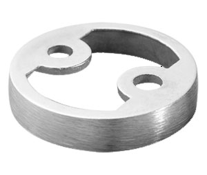 Rockwood 444-626 Satin Chrome Plated Brass Cast Dome Stop Riser Only