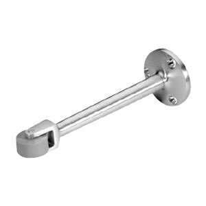 Rockwood 456L-626 Satin Chrome Plated Brass Straight Roller Stop