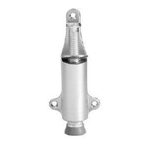 Rockwood 459-605 Polished Clear Coated Brass Spring Loaded Plunger Stop