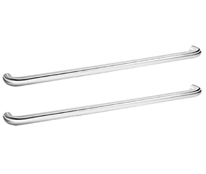 Rockwood 47-2-US32DMS 30" CTC Double Solid Push Bar - Satin MicroShield™ Coated Stainless Steel