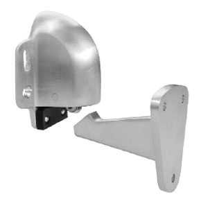 Rockwood 494-612 Satin Clear Coated Bronze Automatic Door Holder with Stop