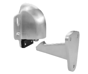 Rockwood 494S-626 Satin Chrome Plated Brass Automatic Door Holder with Stop